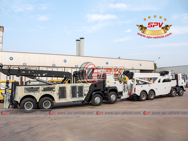 40 Tons Heavy Duty Rotator Wrecker IVECO - Towing Test 40 Tons Heavy Duty Rotator Wrecker IVECO - Towing Test